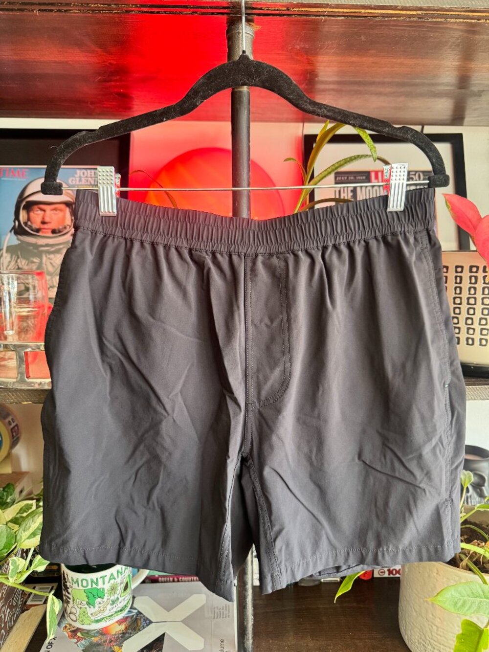 Myles Medium 6" Inseam Workout Shorts with Drawstring